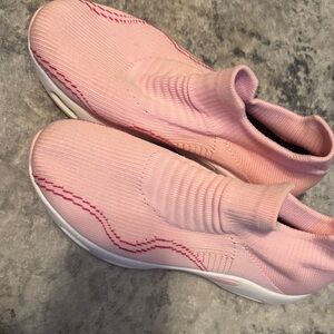 Pink Slip-On Athletic Sneakers